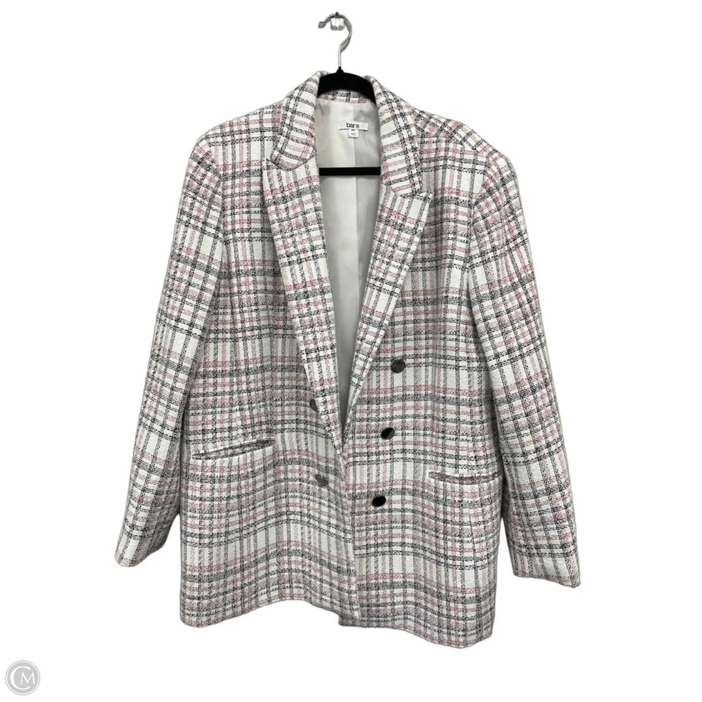 Blazer By Bar Iii In Pink & White, Size: Xxl
