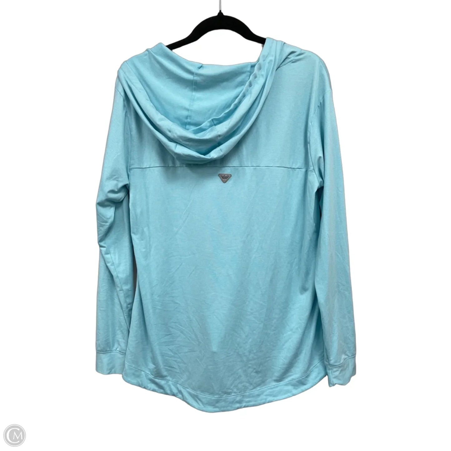 Athletic Top Long Sleeve Hoodie By Columbia In Blue, Size: M