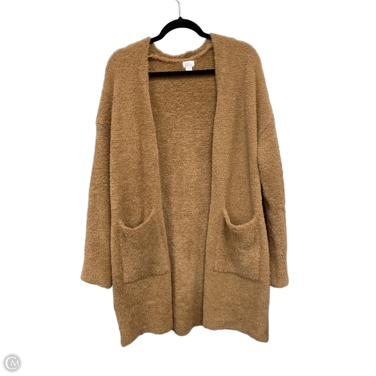 Sweater Cardigan By Stars Above In Brown, Size: M