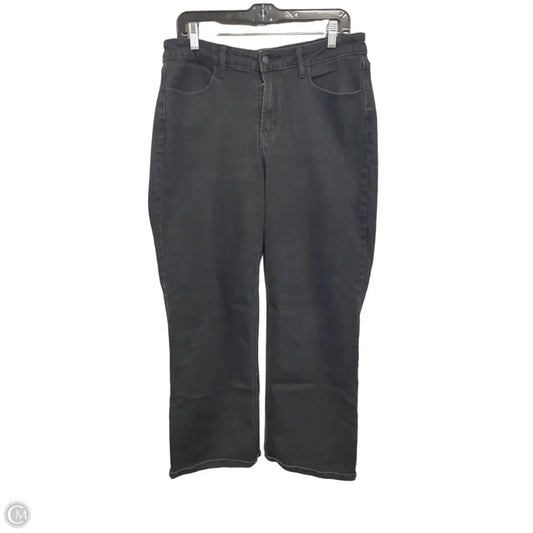 Jeans Wide Leg By Old Navy In Black, Size: 14p