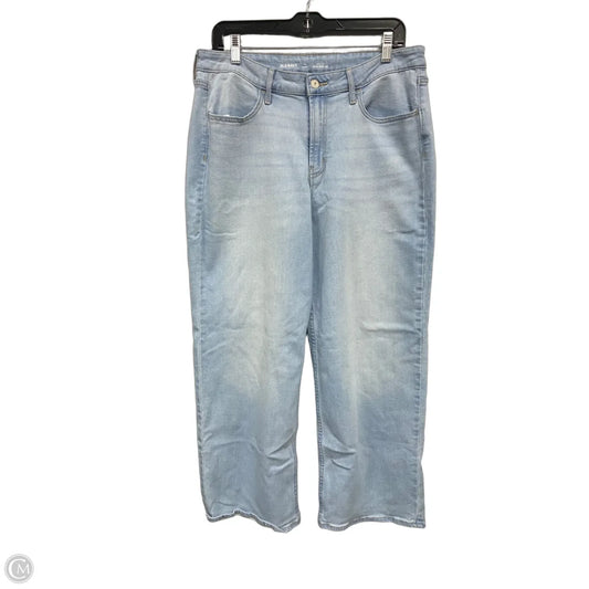 Jeans Wide Leg By Old Navy In Blue Denim, Size: 14p