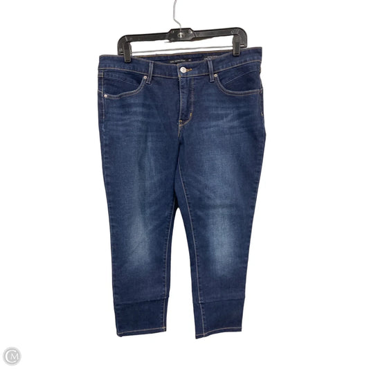 Jeans Skinny By Levis In Blue Denim, Size: 14