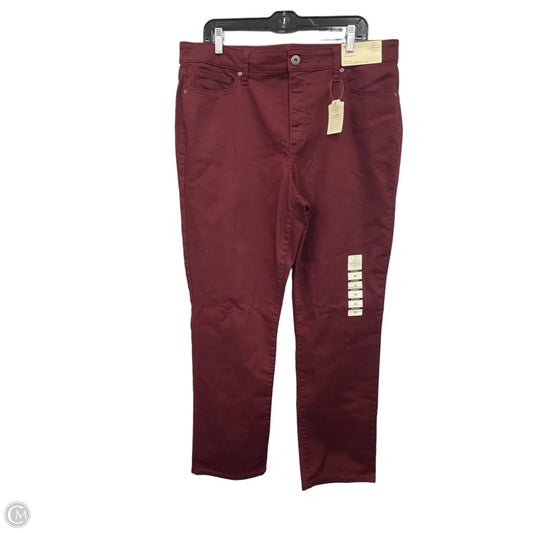 Pants Chinos & Khakis By St Johns Bay In Maroon, Size: 16