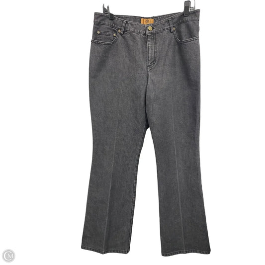 Jeans Boot Cut By Dana Buchman In Black Denim, Size: 8