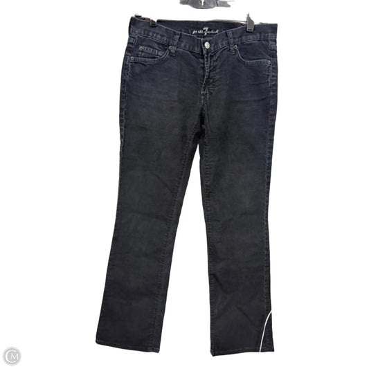 Pants Corduroy By 7 For All Mankind In Black, Size: 8