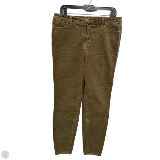 Pants Corduroy By Talbots In Green, Size: 10