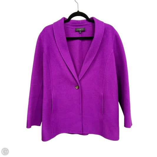 Jacket Other By Talbots In Purple, Size: 12p