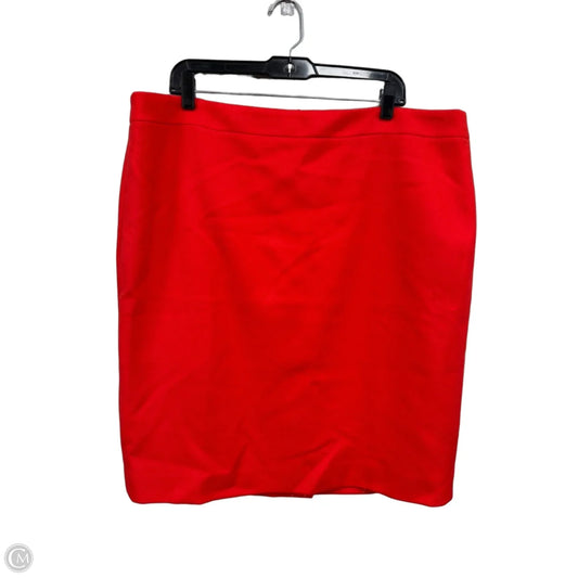 Skirt Mini & Short By J. Crew In Orange, Size: 18