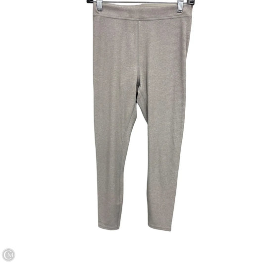 Athletic Leggings By Alo In Grey, Size: S