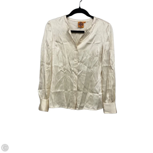 Blouse Designer By Tory Burch In Cream, Size: 0