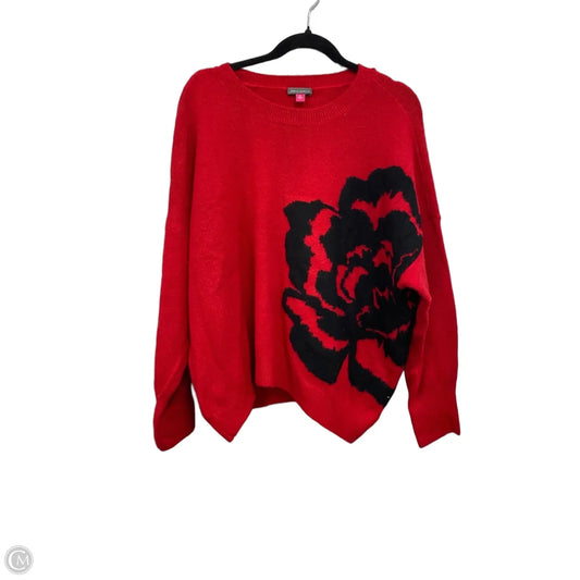 Sweater By Vince Camuto In Black & Red, Size: Xl