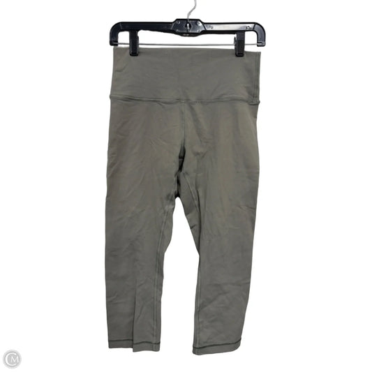 Athletic Leggings Capris By Lululemon In Green, Size: 8