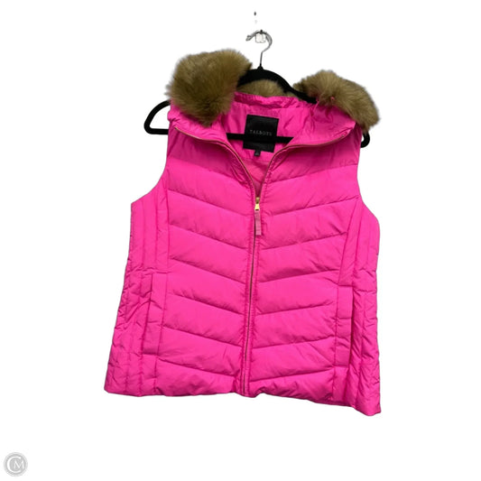 Vest Puffer & Quilted By Talbots In Pink, Size: Lp