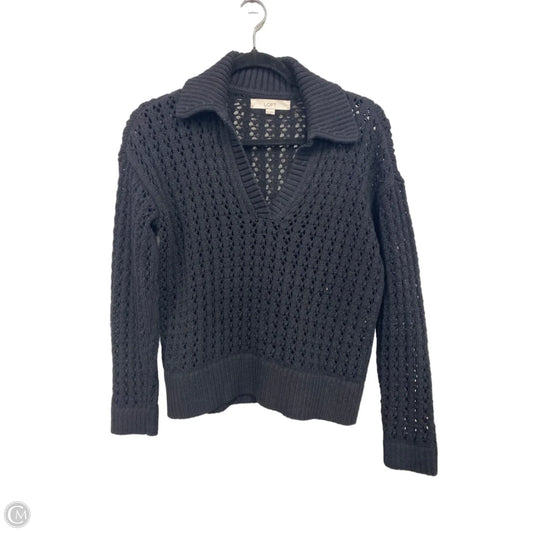 Sweater By Loft In Black, Size: Xs