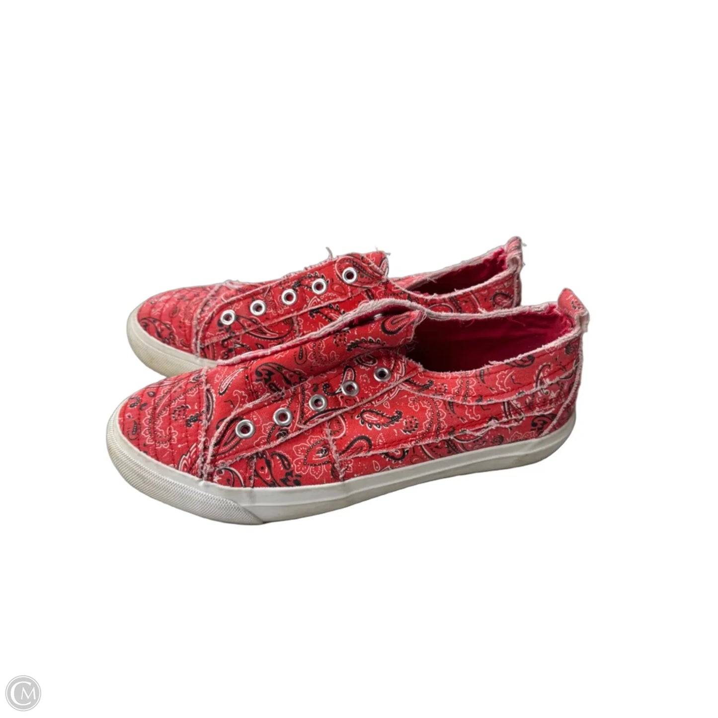 Shoes Sneakers By Corkys In Paisley Print, Size: 7