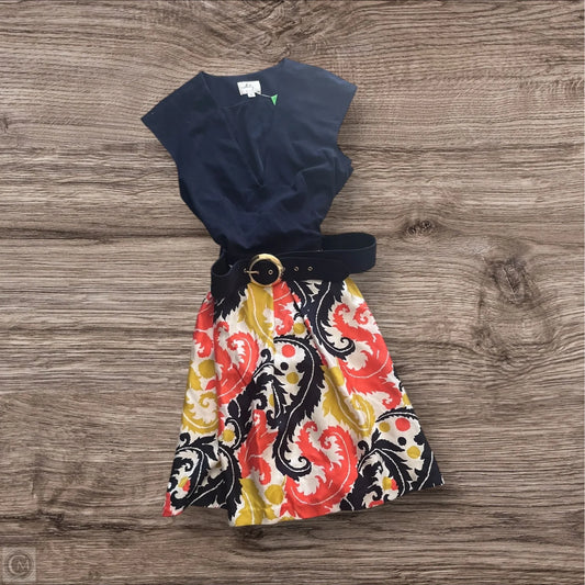 Dress Designer By Milly In Black & Orange, Size: 10
