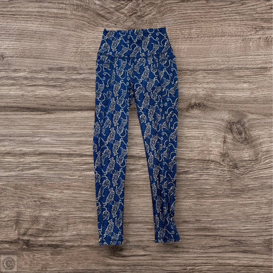 Pants Designer By Lilly Pulitzer In Blue & Cream, Size: Xs