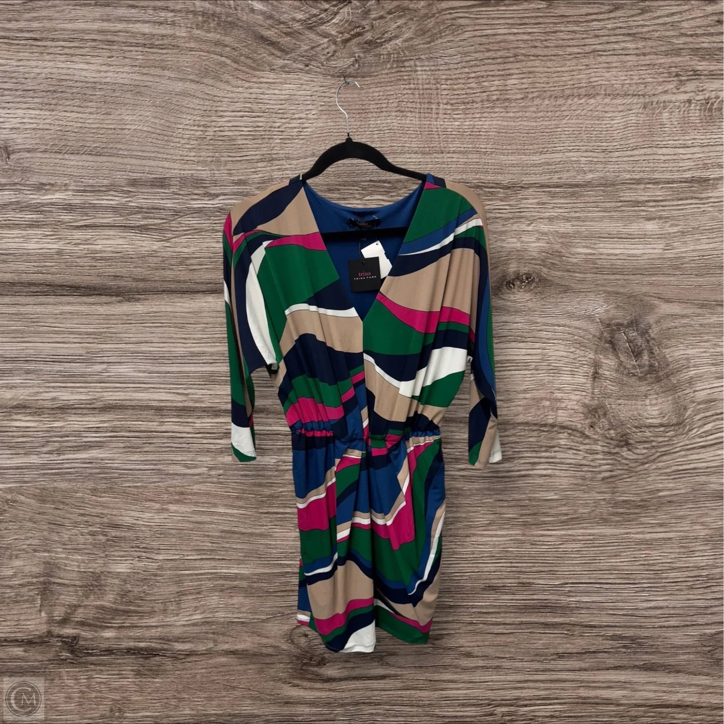 Dress Casual Short By Trina By Trina Turk In Multi-colored, Size: M