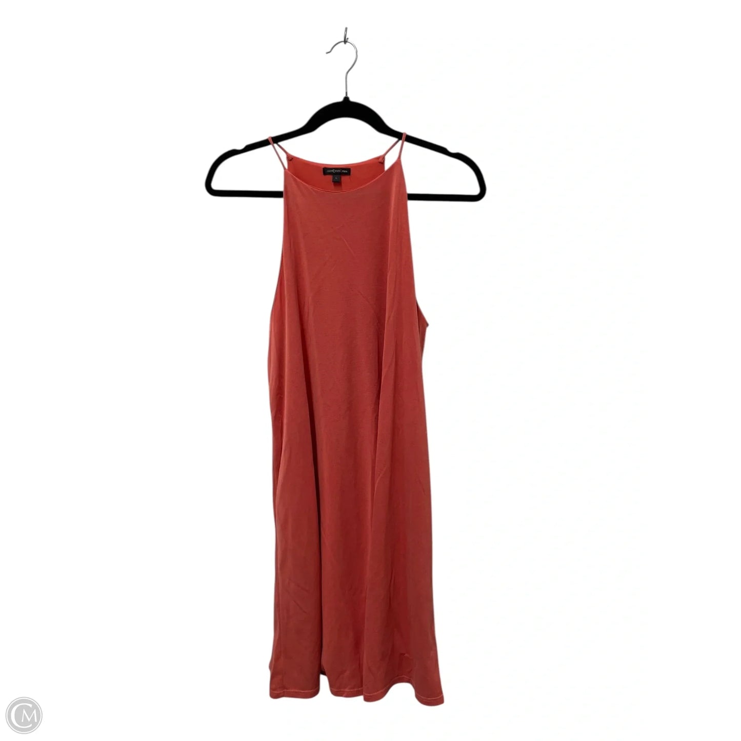 Dress Casual Midi By Clothes Mentor In Peach, Size: L