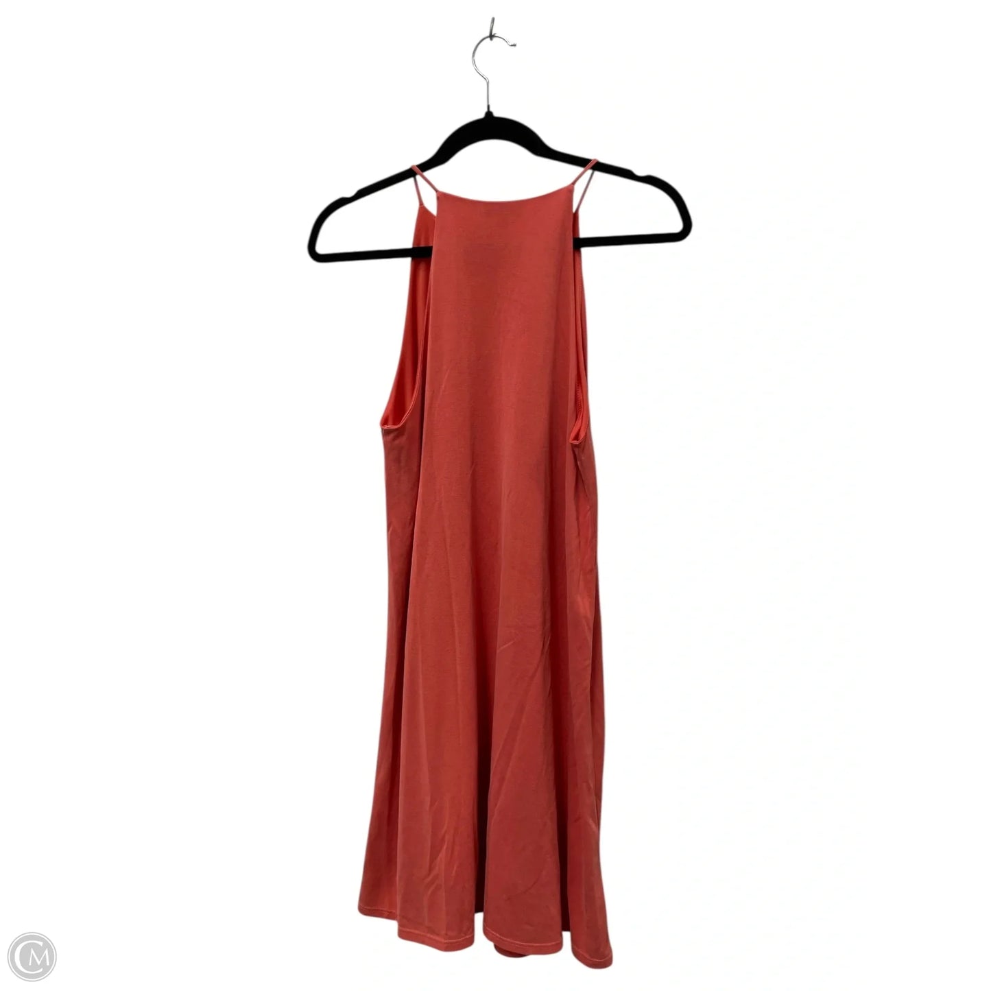 Dress Casual Midi By Clothes Mentor In Peach, Size: L