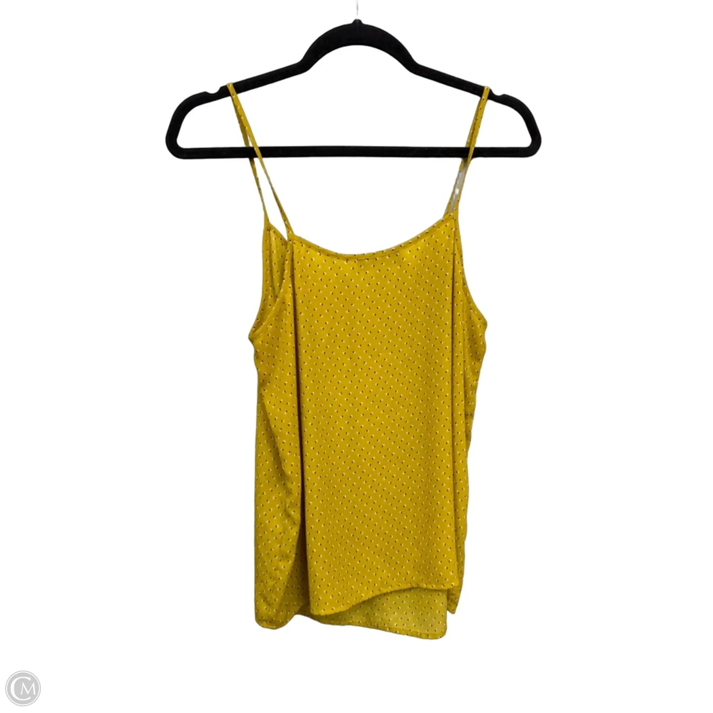 Top Sleeveless By Loft In Yellow, Size: S