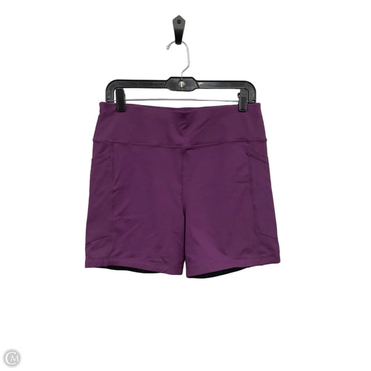 Athletic Shorts By Kiara In Purple, Size: L