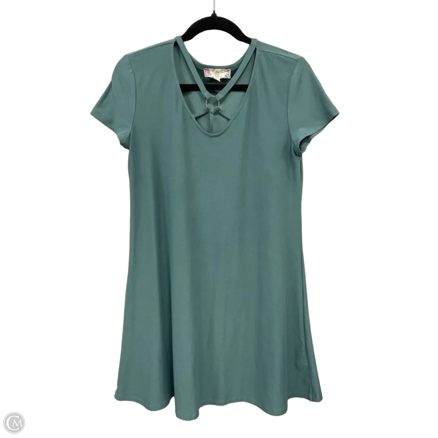 Dress Casual Short By Pink Rose In Green, Size: M