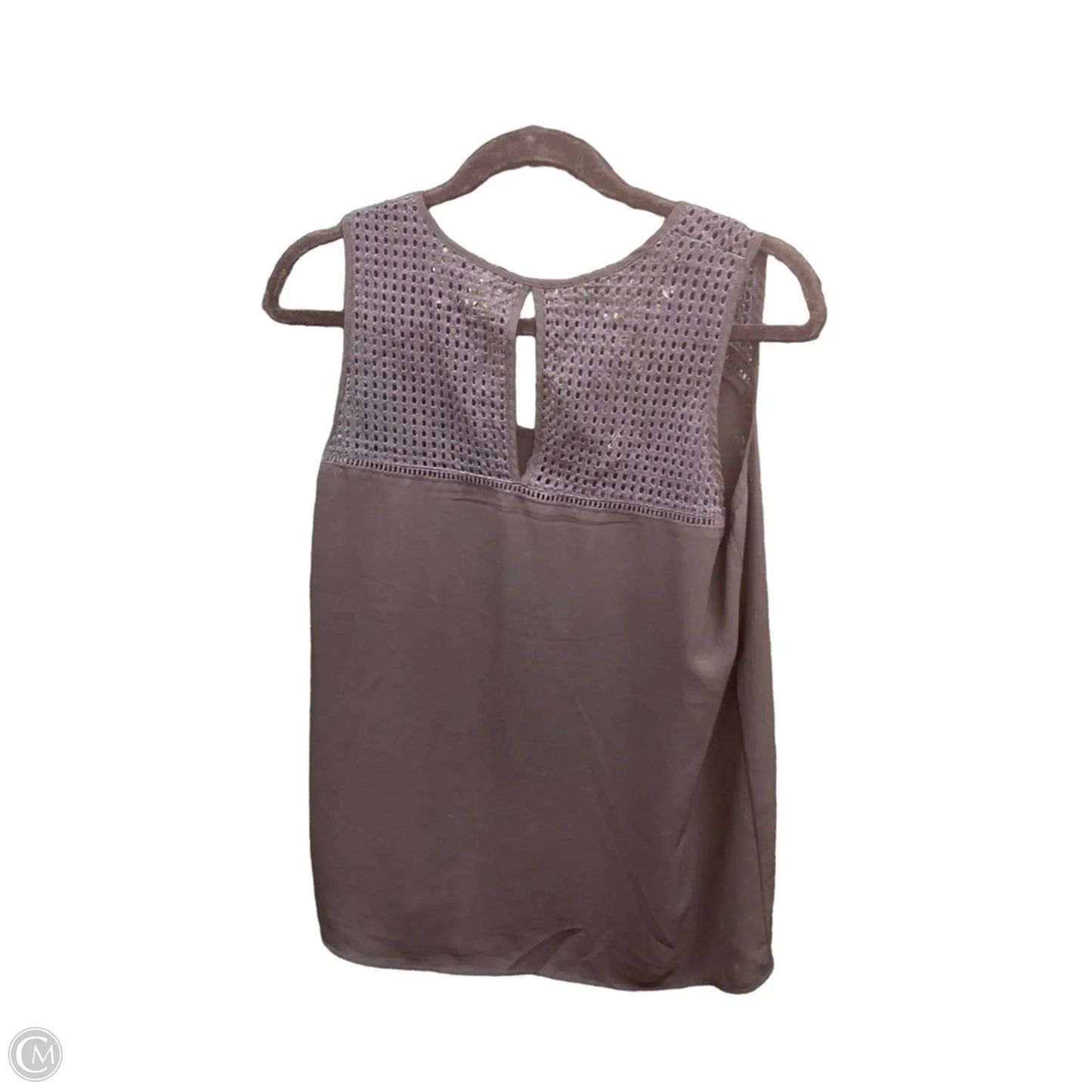 Top Sleeveless By Banana Republic In Black, Size: S