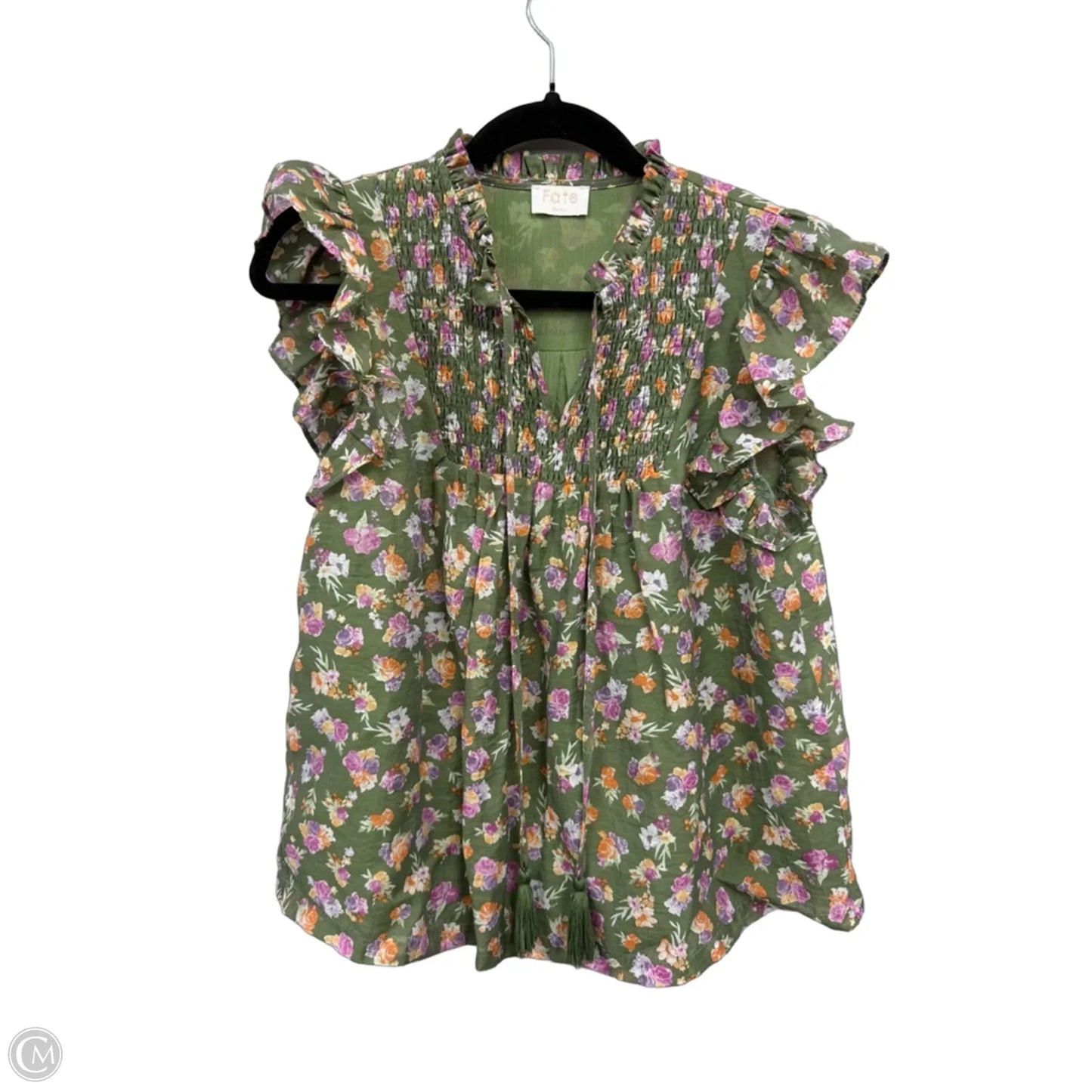 Top Short Sleeve By Fate In Floral Print