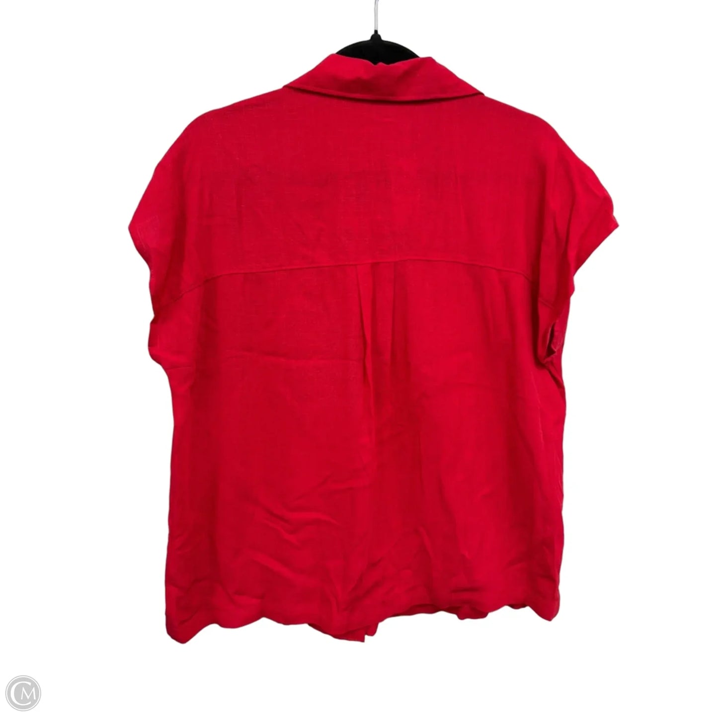 Top Short Sleeve By Maurices In Red, Size: M