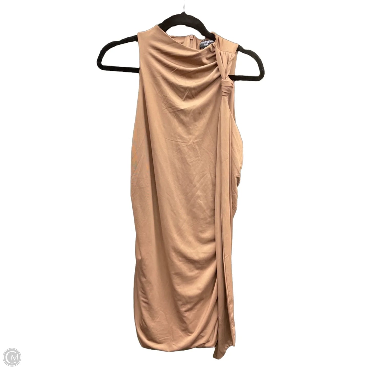 Dress Party Short By Pretty Little Thing In Bronze, Size: 12
