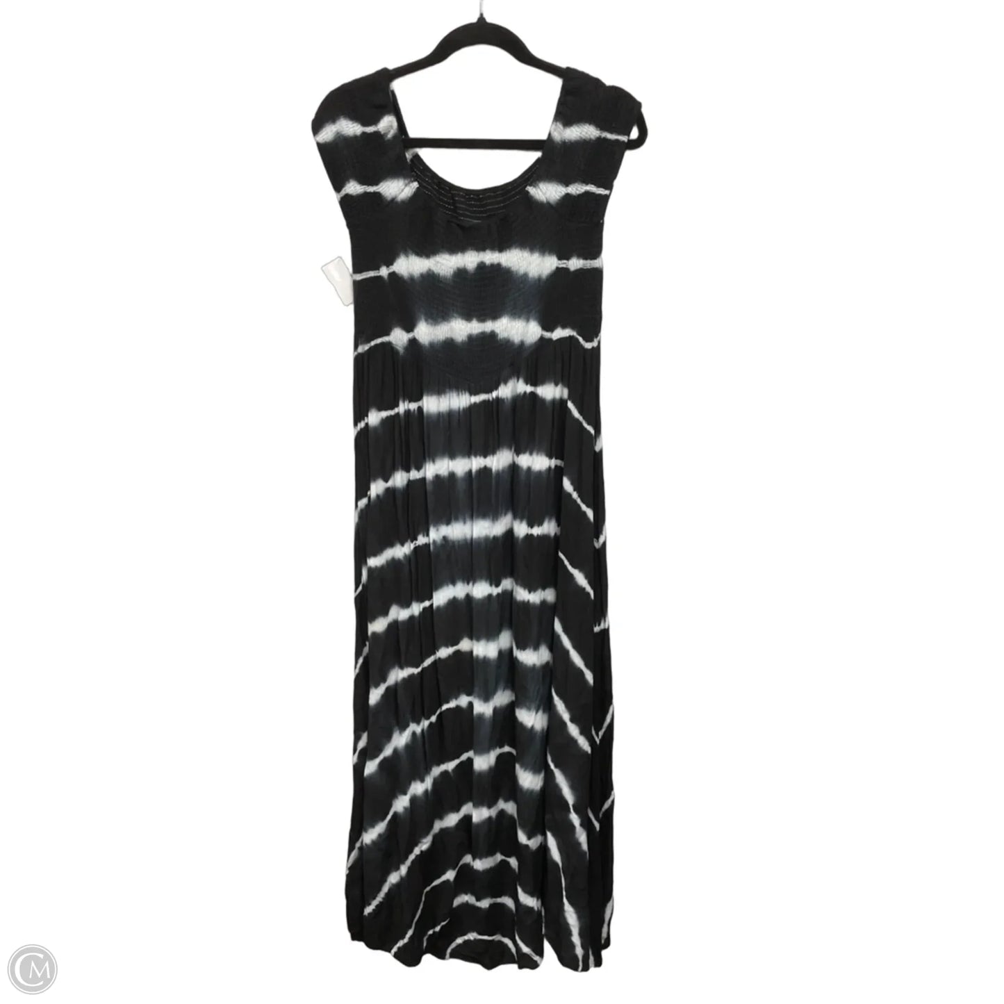 Dress Casual Maxi By Clothes Mentor In Black & White, Size: M
