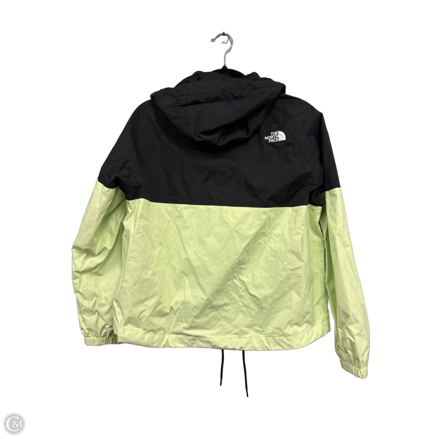 Jacket Windbreaker By The North Face In Black & Green, Size: M