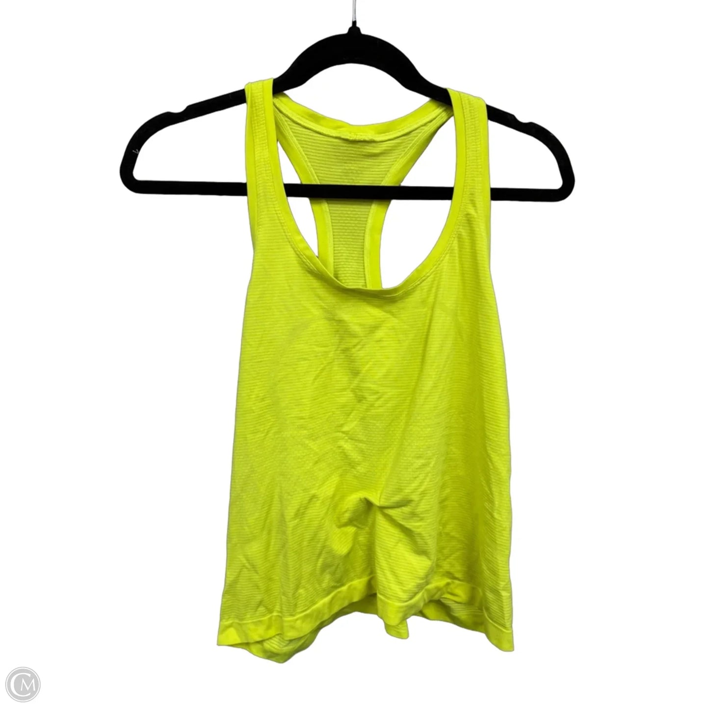 Athletic Tank Top By Lululemon In Yellow, Size: 12