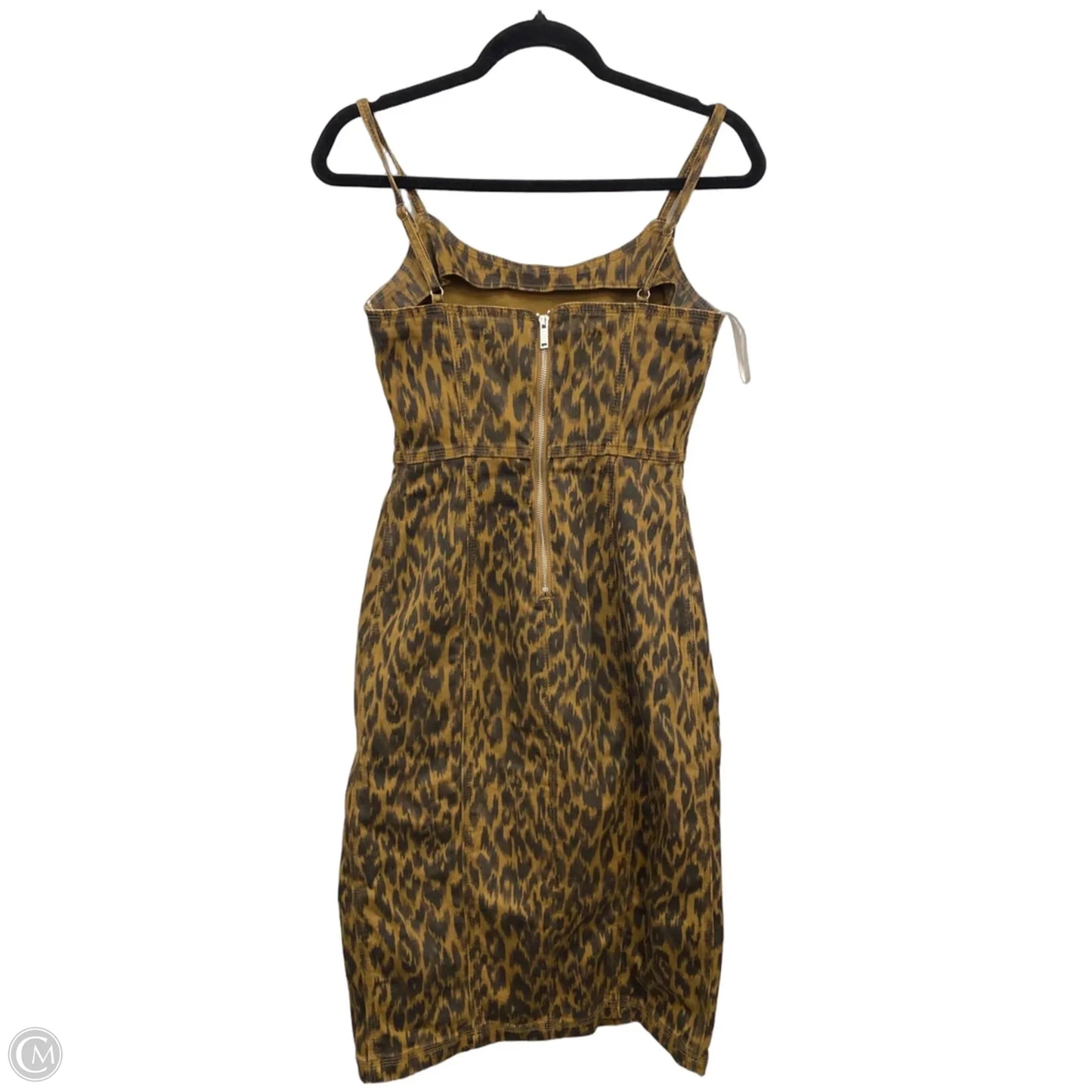 Dress Casual Midi By Steve Madden In Black & Brown, Size: 4