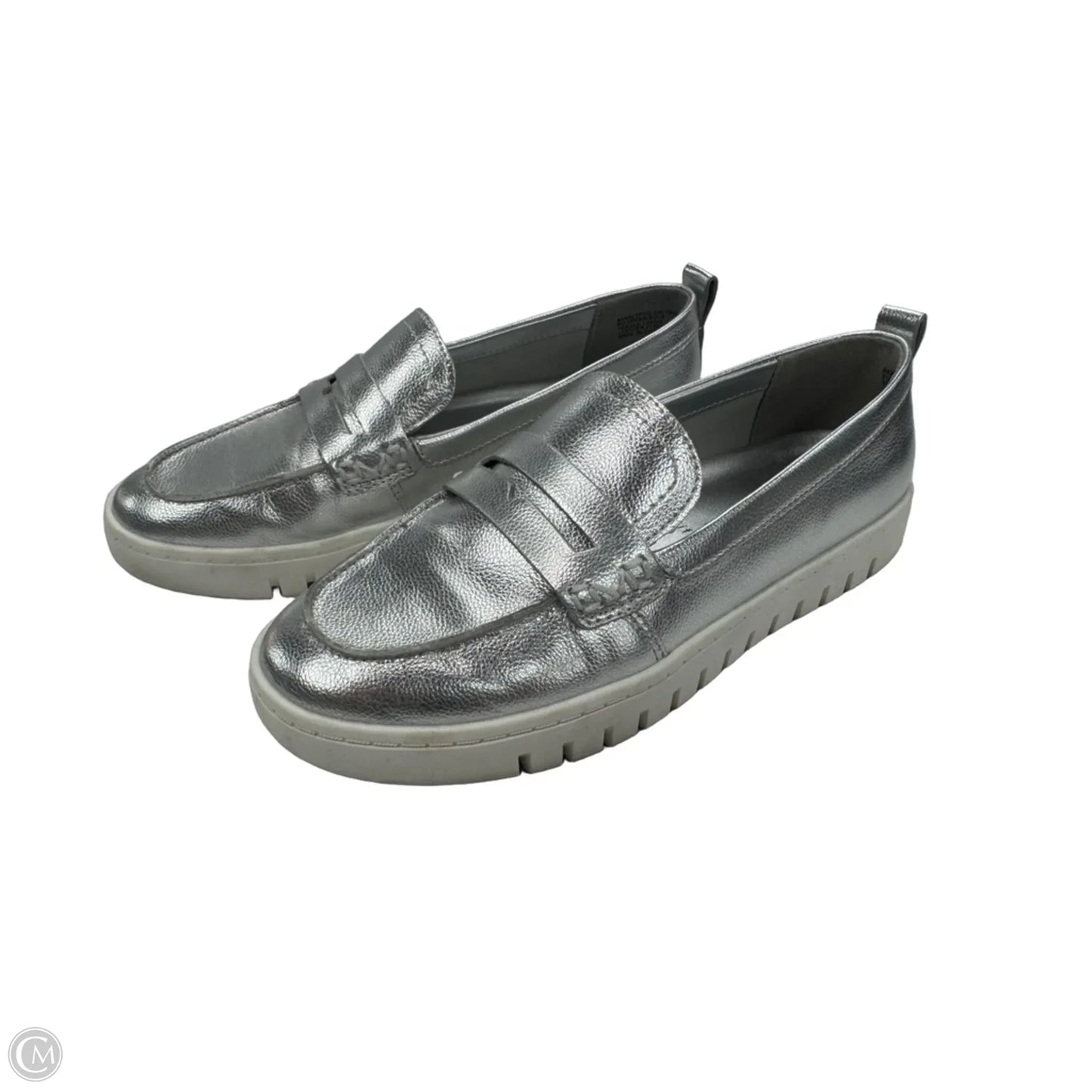 Shoes Flats By Anne Klein In Silver & White, Size: 7