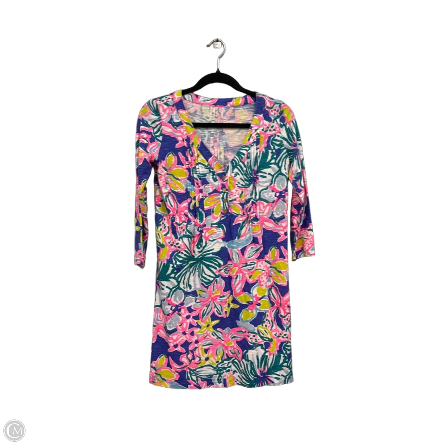 Dress Designer By Lilly Pulitzer In Pink & Purple, Size: Xs