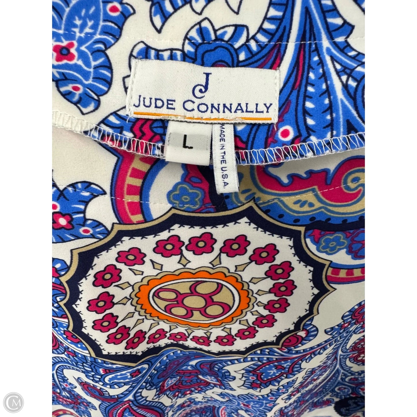 Dress Casual Short By Jude Connally In Paisley Print, Size: L