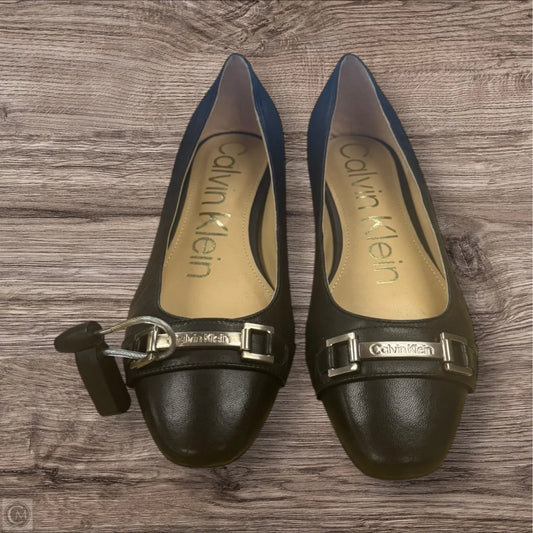 Shoes Flats By Calvin Klein In Black, Size: 7.5