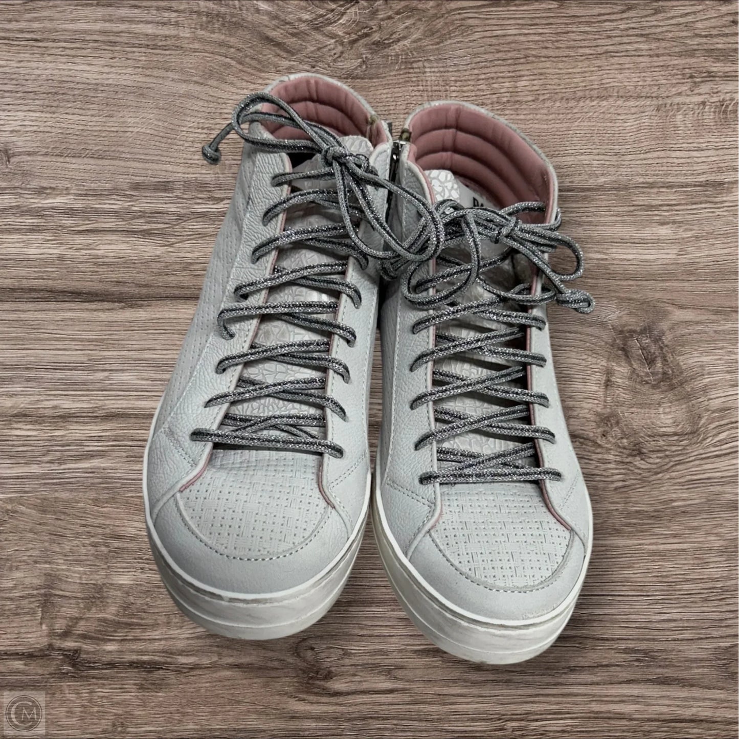 Shoes Sneakers By P448 In Grey, Size: 6.5