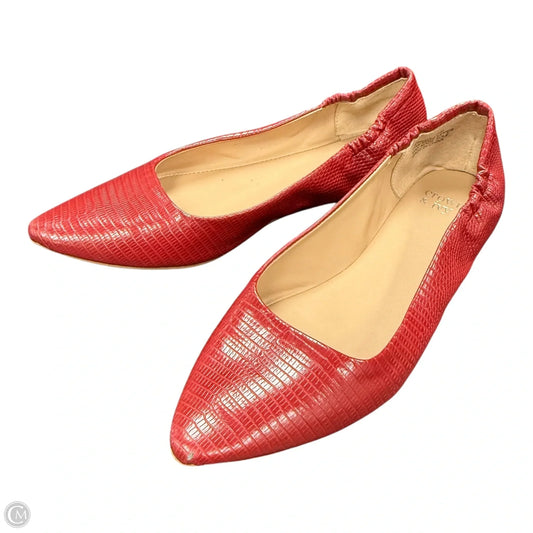 Shoes Flats By Crown And Ivy In Red, Size: 7