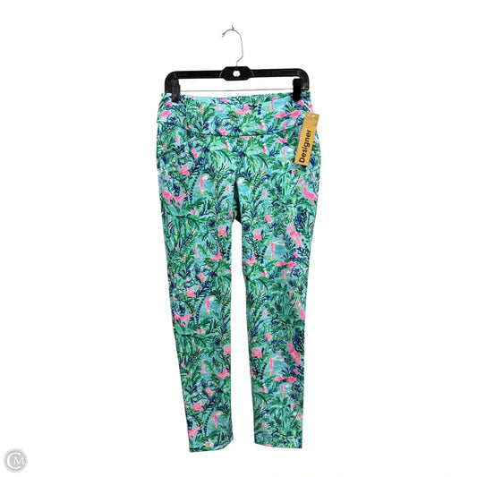 Pants Designer By Lilly Pulitzer In Blue & Green, Size: 4