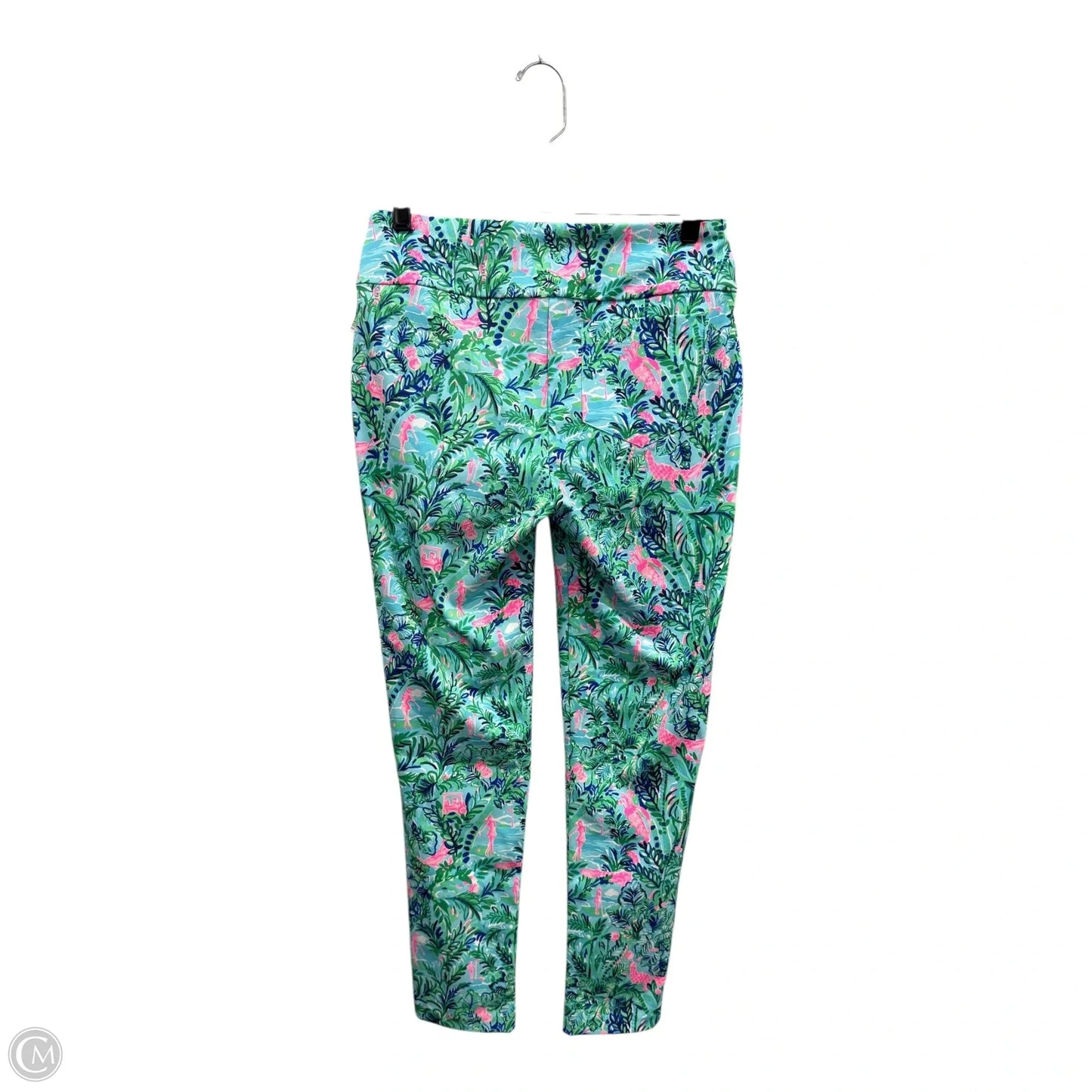 Pants Designer By Lilly Pulitzer In Blue & Green, Size: 4