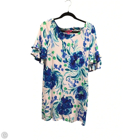 Dress Designer By Lilly Pulitzer In Blue & Pink, Size: M