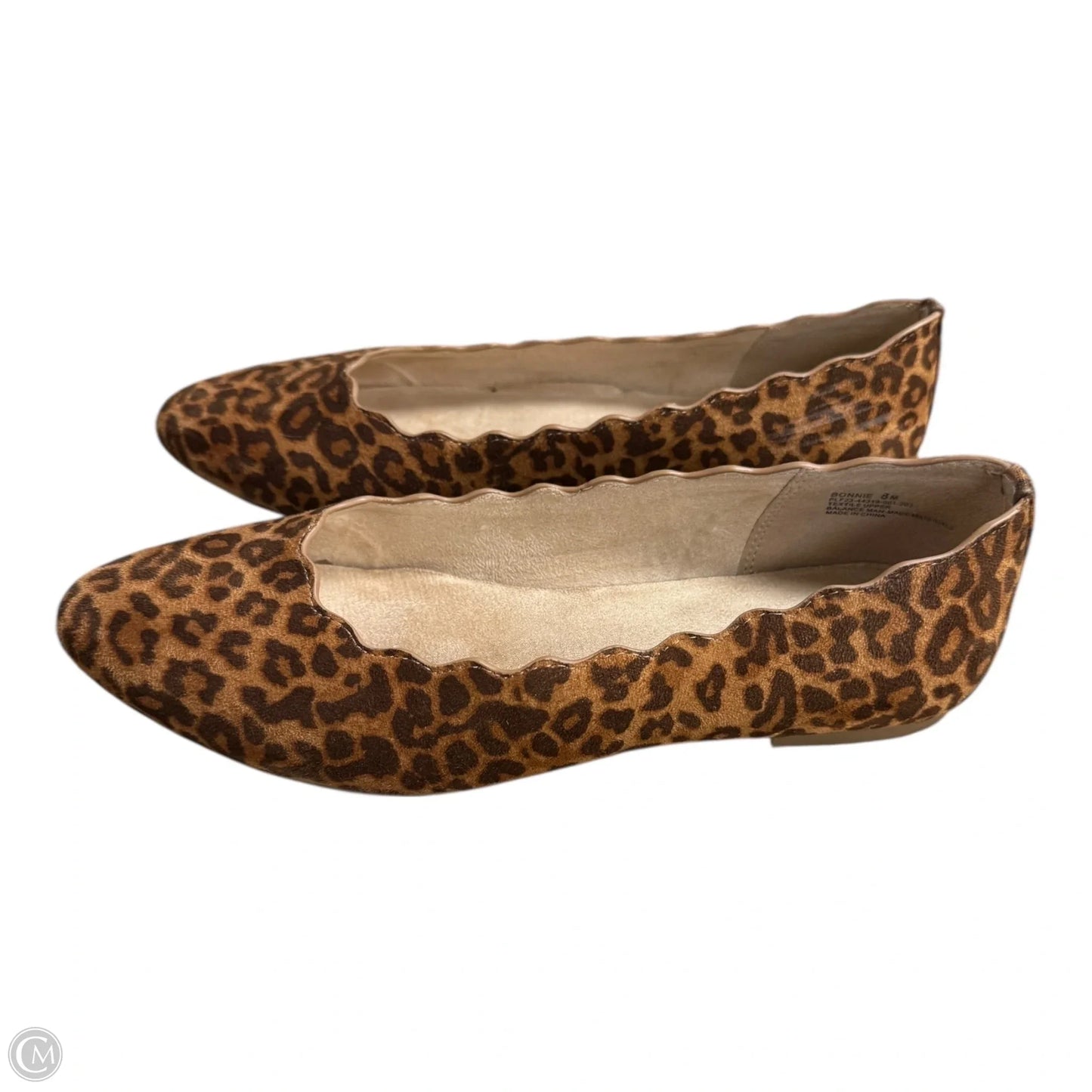 Shoes Flats By Kim Rogers In Animal Print, Size: 8