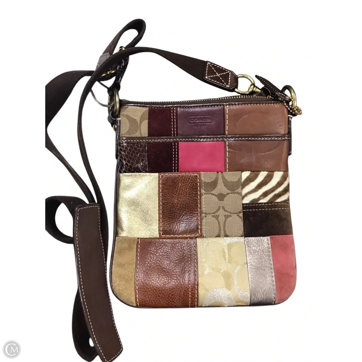 Crossbody Designer By Coach, Size: Medium