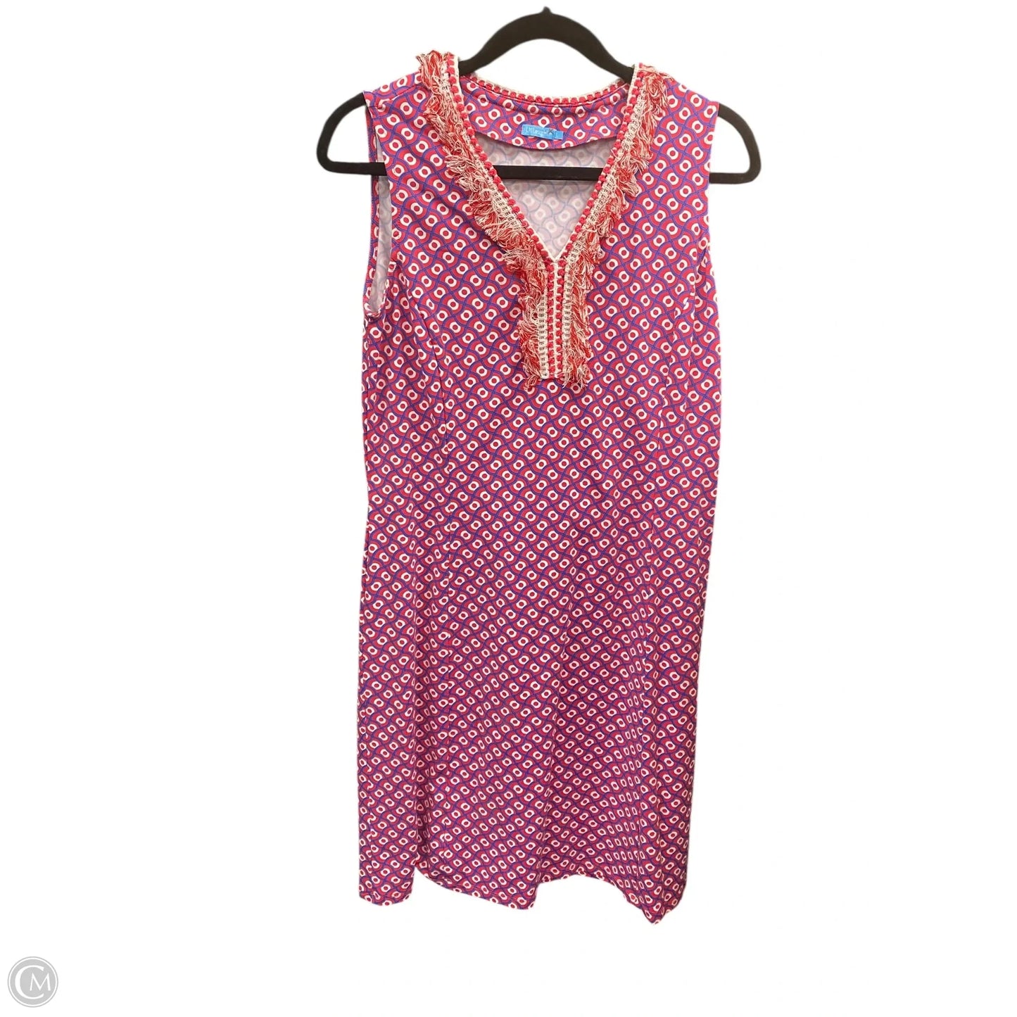 Dress Casual Short By J Mclaughlin In Red & White, Size: L