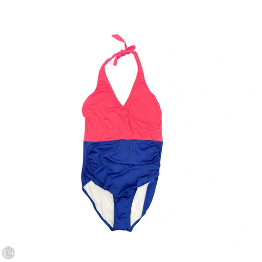 Swimsuit By Bal Harbour In Blue & Pink, Size: 16