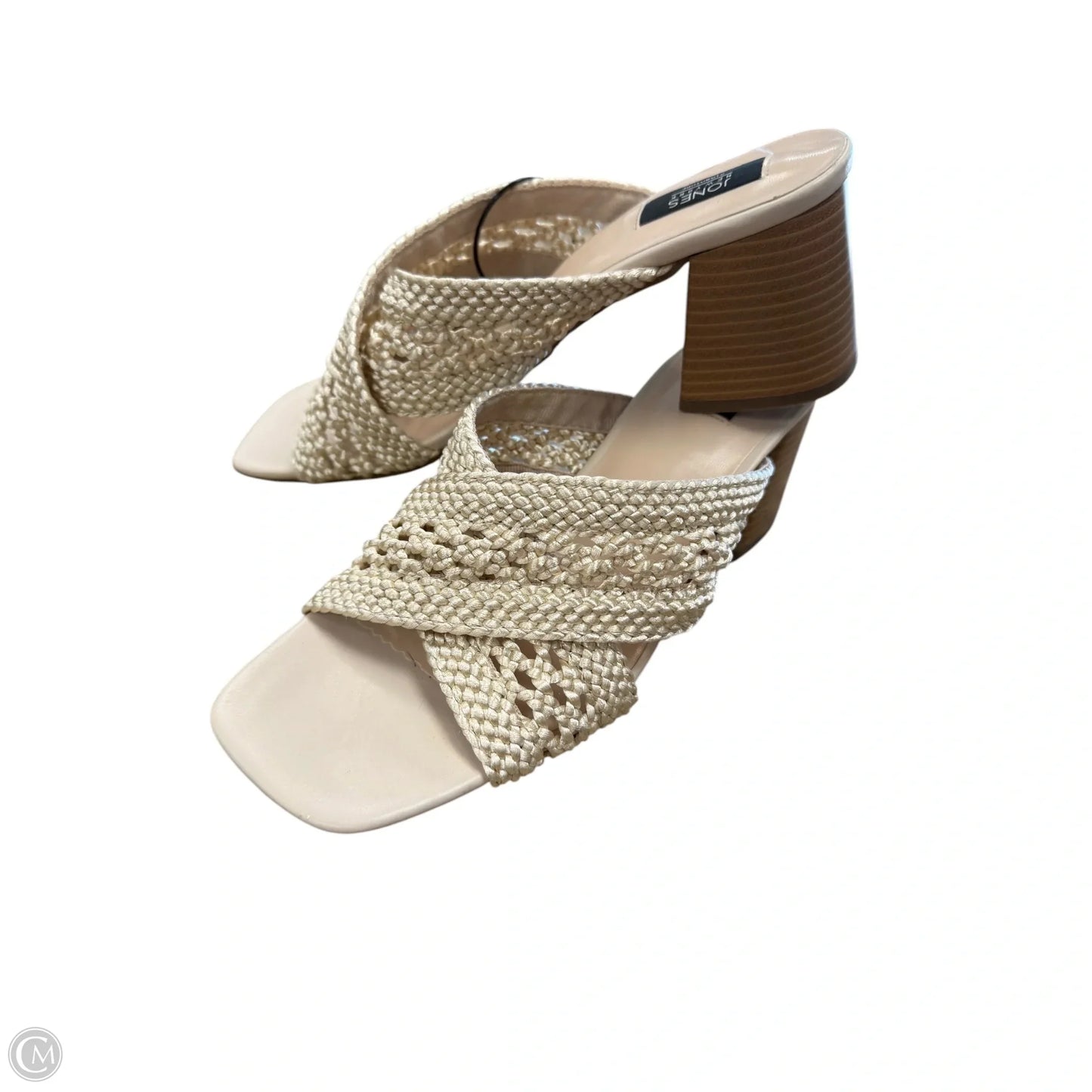 Sandals Heels Block By Jones New York In Beige, Size: 8.5