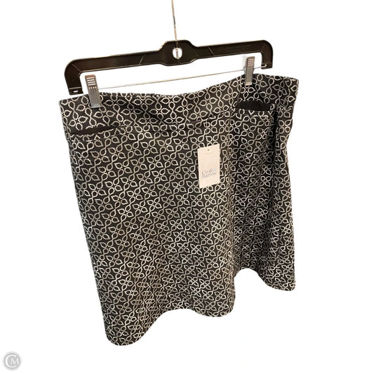 Skort By Croft And Barrow In Black & White, Size: L